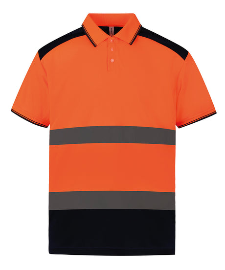 Yoko Hi-Vis Two-Tone Polo Shirt (Hvj220)