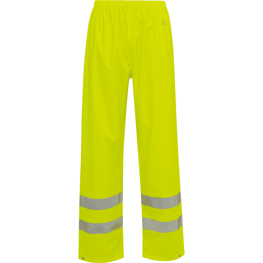 ELKA Dry Zone Visible Waist Trousers 022403R #colour_hi-vis-yellow