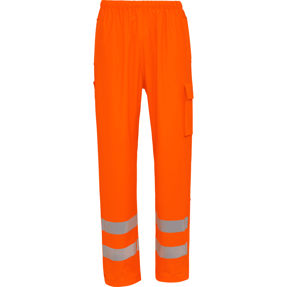 ELKA Securetech Multinorm PU Waist Trousers 022450R #colour_hi-vis-orange