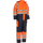 ELKA Dry Zone Visible Thermal Coverall 028100R #colour_hi-vis-ora-navy