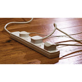 Draper 6 Way Extension Lead With Surge Protection (2m)