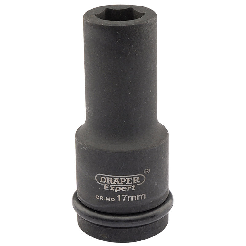 Draper Expert 17mm 3/4" Square Drive Hi-Torq&#174; 6 Point Deep Impact Socket