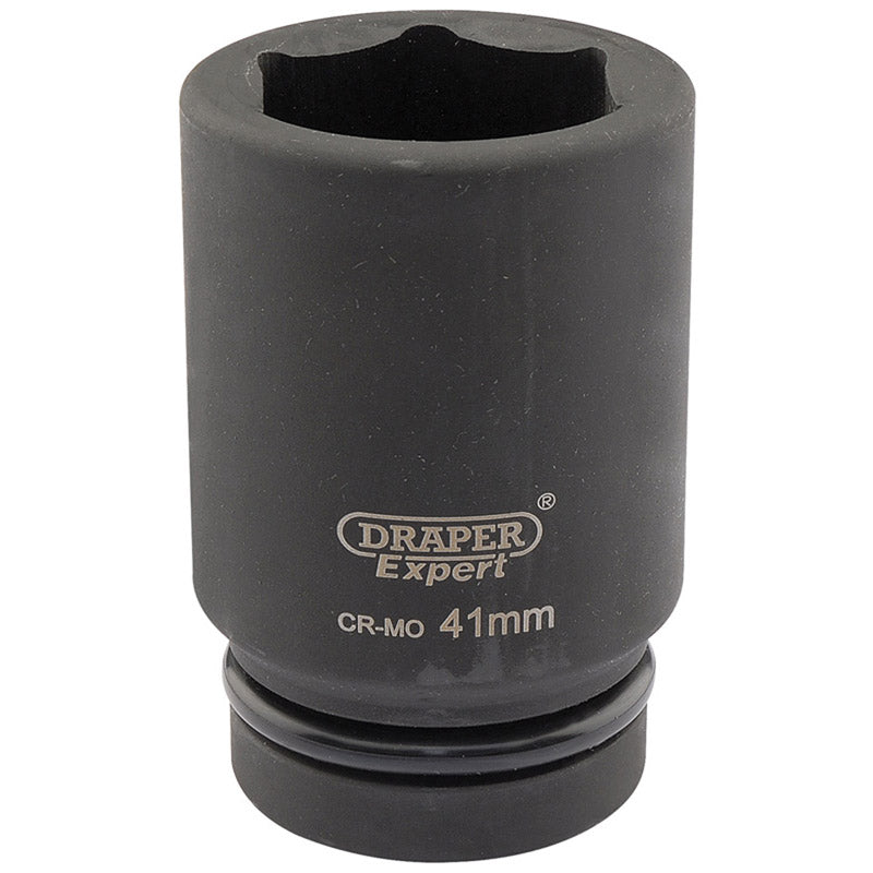 Draper Expert 41mm 1" Square Drive Hi-Torq&#174; 6 Point Deep Impact Socket