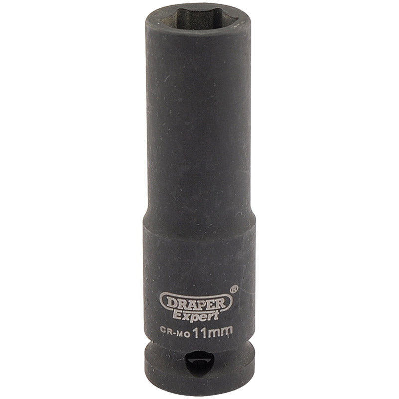 Draper Expert 11mm 3/8" Square Drive Hi-Torq&#174; 6 Point Deep Impact Socket