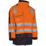 ELKA Securetech Multinorm Electric Arc Jacket 086060R #colour_hi-vis-ora-navy