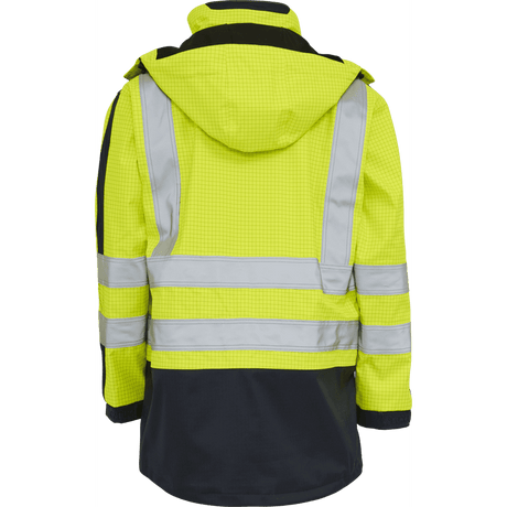 ELKA Securetech Multinorm Electric Arc Jacket 086060R #colour_hi-vis-yell-navy