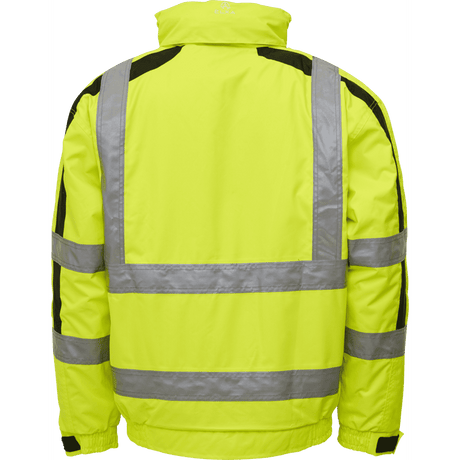 ELKA Visible Xtreme 2-In-1 Bomber Jacket 086101R #colour_hi-vis-yell-black