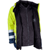 ELKA Securetech Multinorm Jacket 086150R #colour_hi-vis-yell-navy