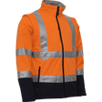 ELKA Visible Xtreme Softshell Jacket 086500R #colour_hi-vis-orange-navy