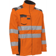 ELKA Visible Xtreme Softshell Jacket 116504R #colour_hi-vis-orange-grey