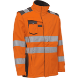 ELKA Visible Xtreme Softshell Jacket 116504R #colour_hi-vis-orange-grey