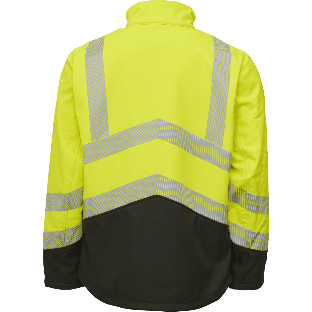 ELKA Visible Xtreme Softshell Jacket 116505R #colour_hi-vis-yell-black