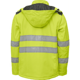 ELKA Visible Xtreme Winter Softshell Jacket 116514R #colour_hi-vis-yell-grey