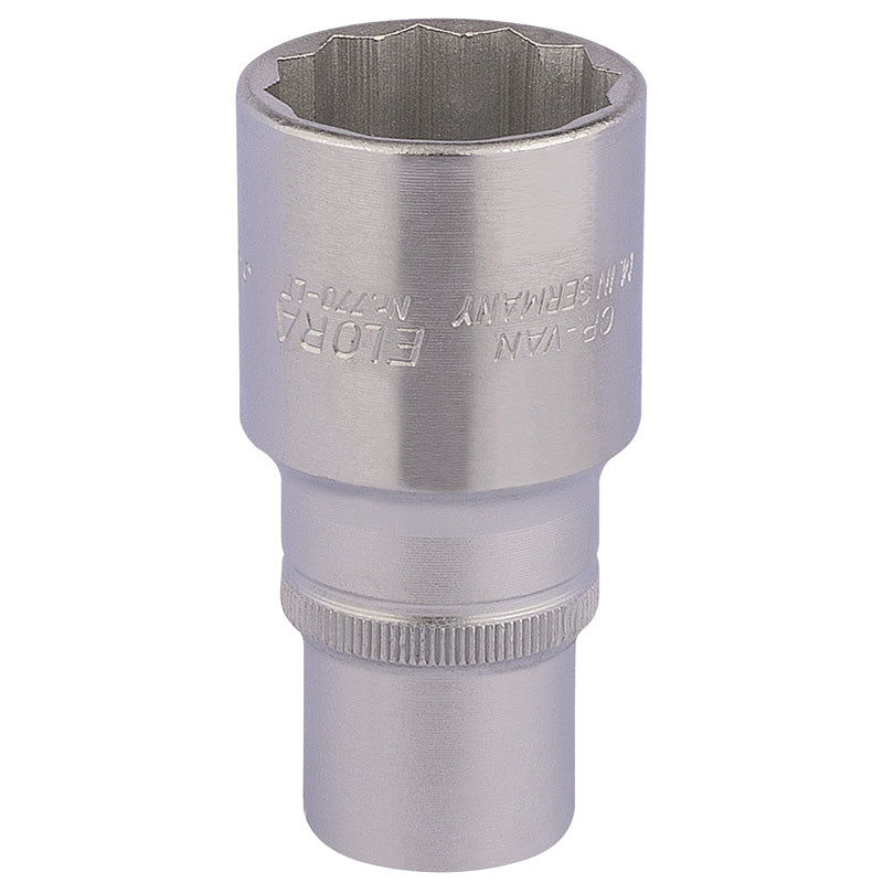 Draper 30mm 1/2" Square Drive Elora Deep Bi-Hexagon Socket