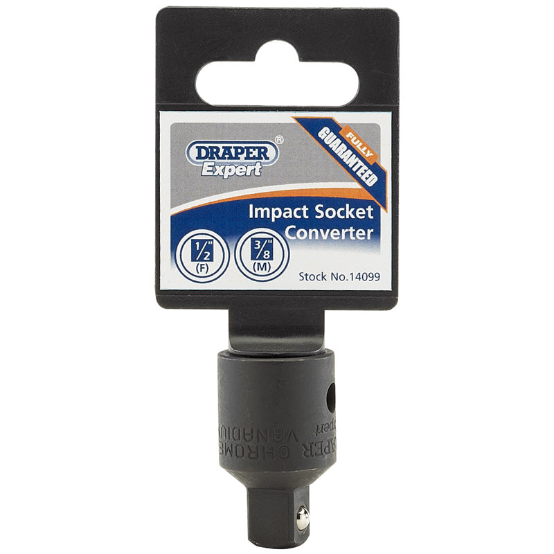 Draper Expert 1/2"(F) x 3/8"(M) Impact Socket Converter