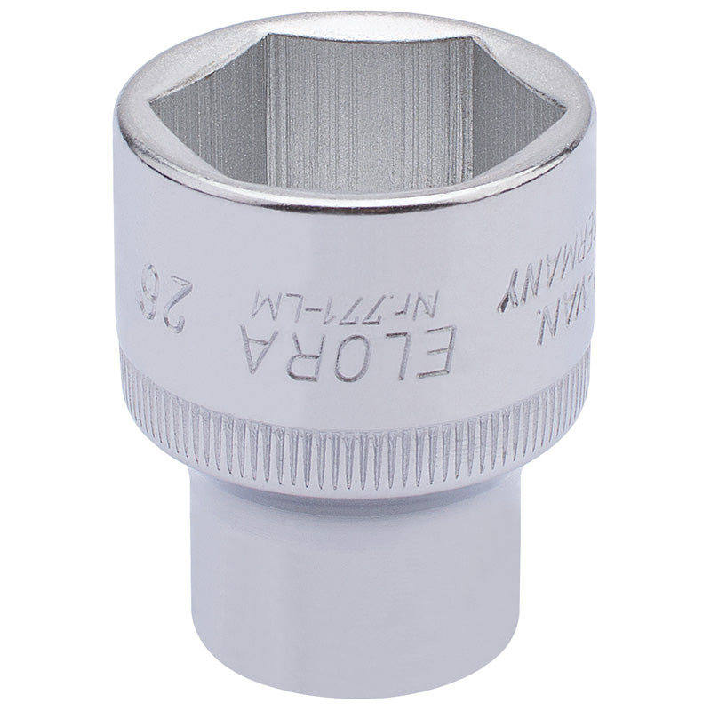 Draper 26mm 1/2" Square Drive Elora Hexagon Socket