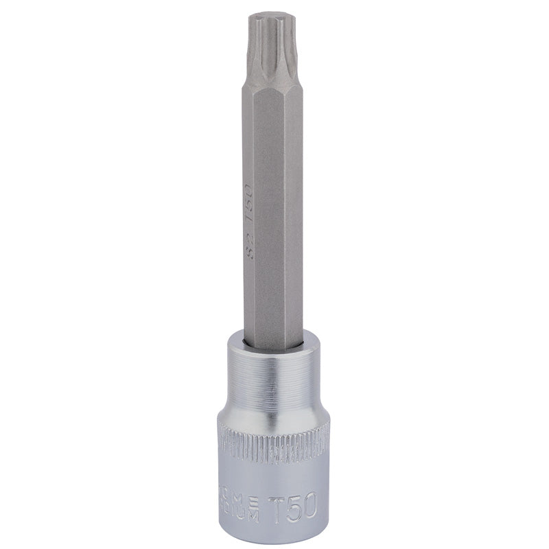 Draper T50 x 100mm 1/2" Square Drive Draper TX-STAR&#174; Socket Bit