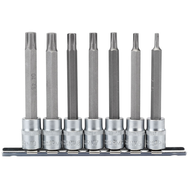 Draper 3/8" Sq. Dr. Ribe&#174; Socket Bit Set (7 piece)