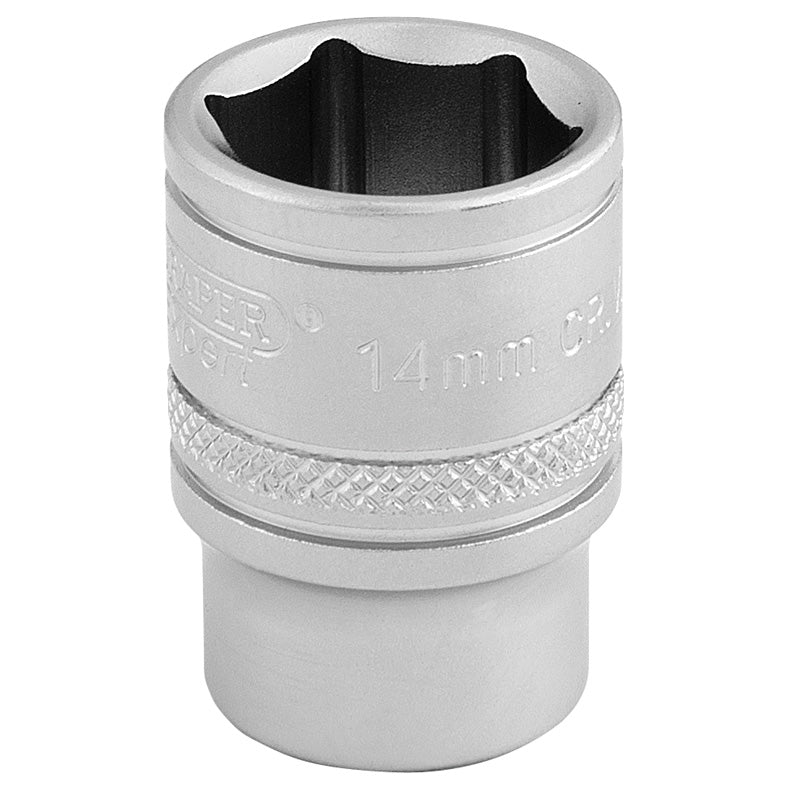 Draper 3/8" Square Drive 6 Point Metric Socket (14mm)