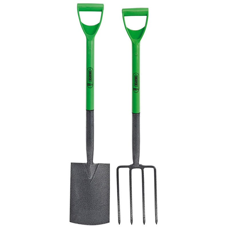 Draper Carbon Steel Garden Fork and Spade Set