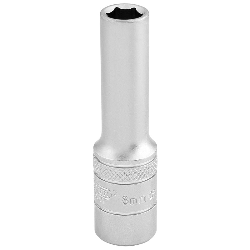 Draper 3/8" Square Drive 6 Point Metric Deep Socket (8mm)