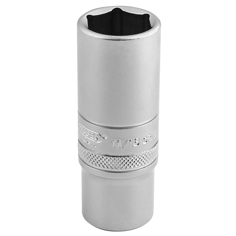 Draper 3/8" Square Drive 6 Point Metric Deep Socket (17mm)