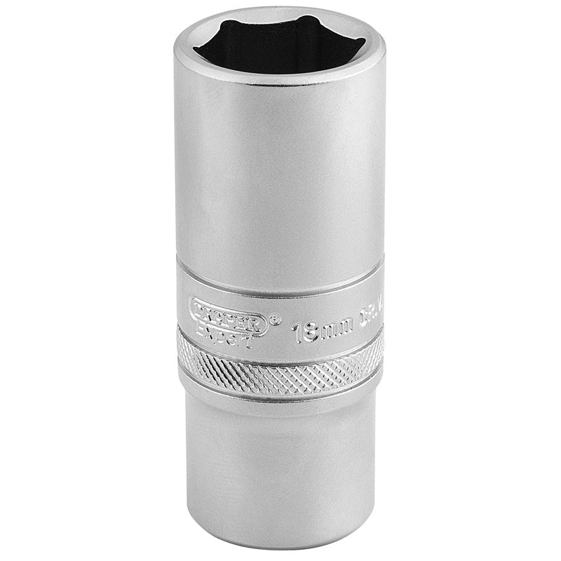 Draper 3/8" Square Drive 6 Point Metric Deep Socket (19mm)