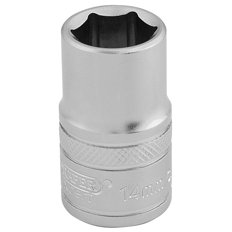 Draper 1/2" Square Drive 6 Point Metric Socket (14mm)