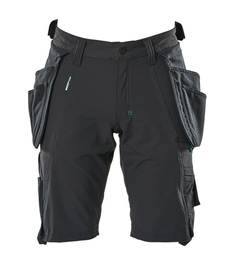 Mascot Advanced Craftsmen's Shorts with Detachable Holster Pockets  - Dark Navy #colour_dark-navy