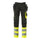 Mascot Safe Supreme Trousers with Holster Pockets #colour_black-hi-vis-yellow