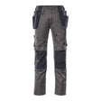 Mascot Unique Lightweight Trousers with Holster Pockets #colour_dark-anthracite-black