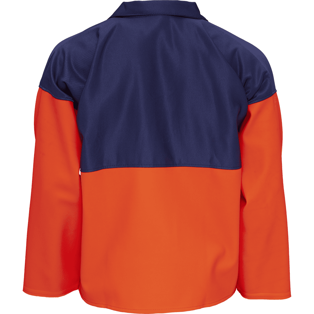 ELKA Fishing Xtreme Summer Smock 177108FX #colour_hi-vis-ora-navy