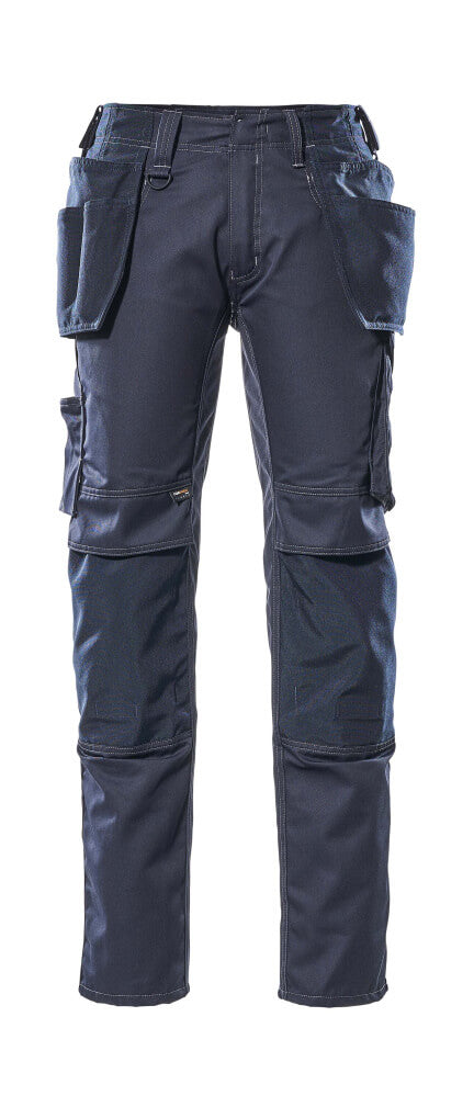 Mascot Unique Lightweight Trousers with Holster Pockets #colour_dark-navy