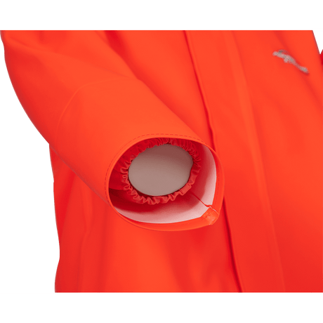 ELKA Fishing Xtreme Jacket With Elasticated Wind Catch 179806FX #colour_hi-vis-orange