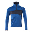 Mascot Accelerate Half Zip Fleece Jumper #colour_azure-blue-dark-navy