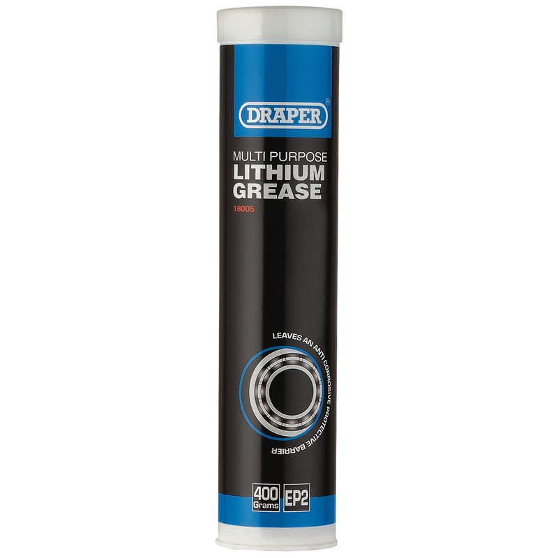 Draper Multi Purpose Lithium Grease - Cartridge (400ml)