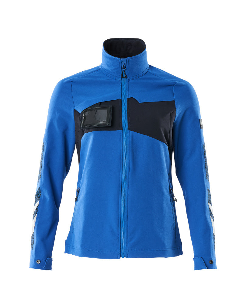 Mascot Accelerate Ladies Ultimate Stretch Light Work Jacket #colour_azure-blue-dark-navy