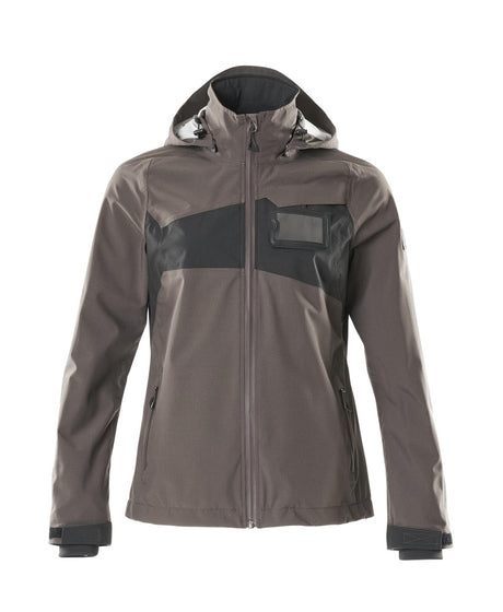 Mascot Accelerate Ladies Lightweight Outer Shell Jacket #colour_dark-anthracite-black