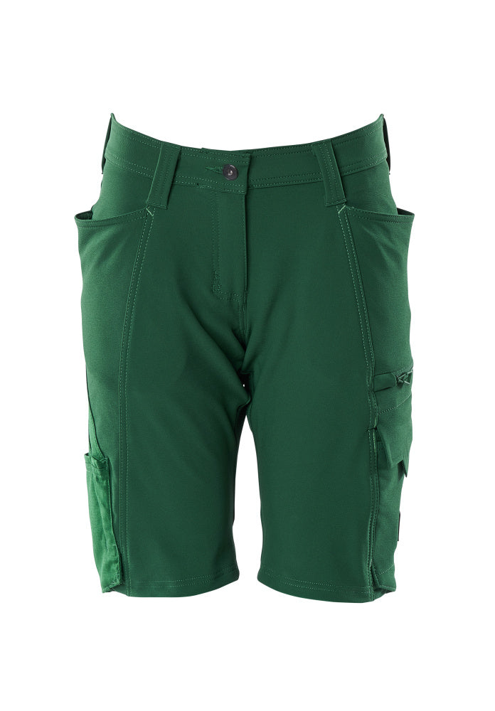 Mascot Accelerate Ladies Diamond Fit Stretch Shorts #colour_green