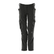 Mascot Accelerate Ladies Pearl Trousers with Kneepad Pockets #colour_black