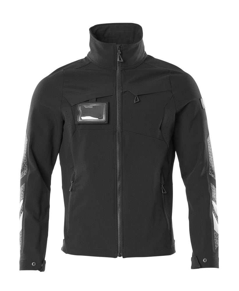 Mascot Accelerate Ultimate Stretch Lightweight Work Jacket #colour_black