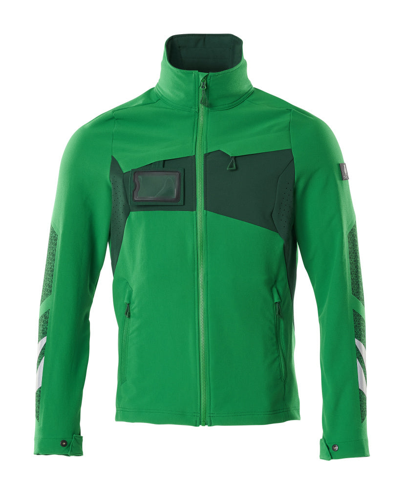 Mascot Accelerate Ultimate Stretch Lightweight Work Jacket #colour_grass-green-green