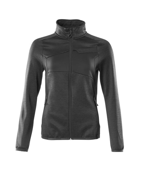 Mascot Accelerate Ladies Microfleece Jacket with Zipper #colour_black