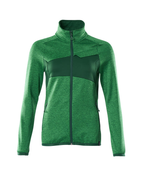 Mascot Accelerate Ladies Microfleece Jacket with Zipper #colour_grass-green-green