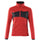 Mascot Accelerate Ladies Knitted Cardigan with Zipper #colour_traffic-red-black