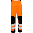 ELKA Visible Xtreme Stretch Waist Trousers 182400R #colour_hi-vis-orange-black