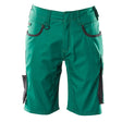 Mascot Unique Lightweight Shorts - Green/Black #colour_green-black