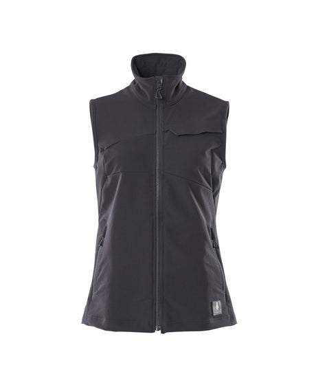 Mascot Accelerate Ladies Ultimate Stretch Light Gilet Jacket #colour_dark-navy