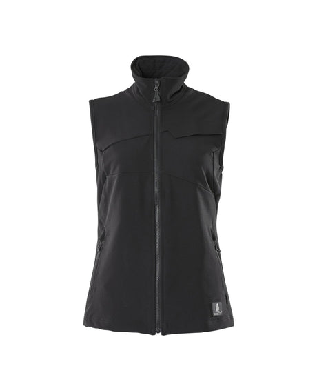 Mascot Accelerate Ladies Ultimate Stretch Light Gilet Jacket #colour_black