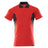 Mascot Accelerate Modern Fit Polo Shirt #colour_traffic-red-black
